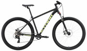 Горный велосипед Stark Hunter 29.2 D (2024) 18" Черно-зеленый (165-174 см)
