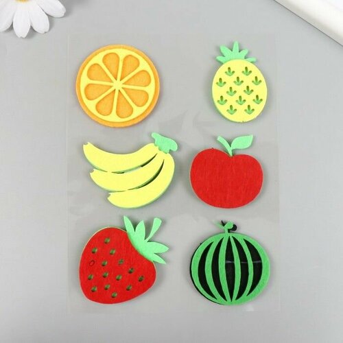 Наклейка фетр Спелые фрукты 21х123 см 750₽