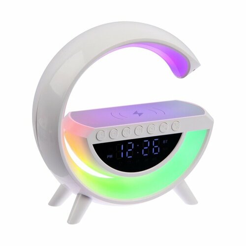 Портативная колонка- ночник BT3401 5 Вт колонка 15 W зарядка 1200 мАч подсветка белая 244500₽