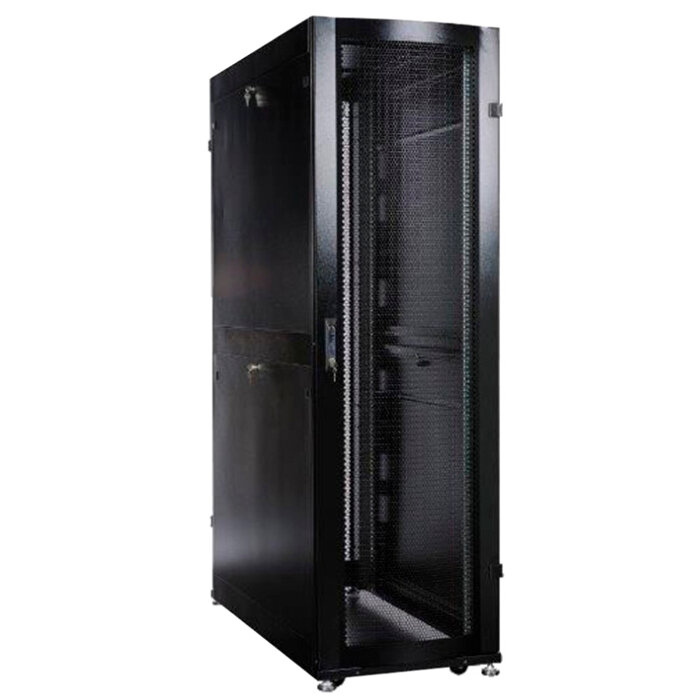 Серверный IT шкаф Schneider Electric Optimum LCSR3350 42U, ширина 750мм., глубина 1200мм., высота 1992мм., черный, площадь перфорации 74,80% , нагрузочная способность 1510кг., габариты упаковки 1270 APC - фото №3