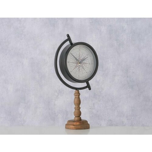 Настольные часы компас металл дерево стекло 35х18 см Boltze 2035097 4246₽