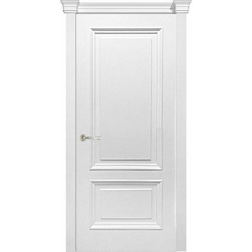 Дверь Межкомнатная, модель Багетто-2 ДГ, эмаль белая 2000*600 (полотно) межкомнатная дверь криста 1 эмаль белая 600 2000 дг