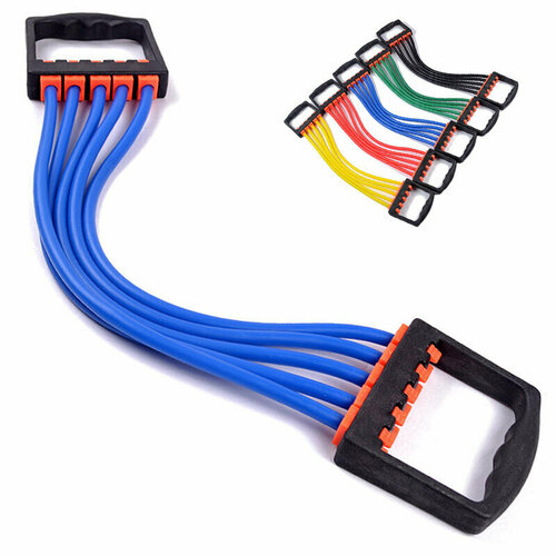 Эспандер грудной угиверсальный спортивный плечевой тренажер для фитнеса йоги и гимнастики профессиональный мужской силовой инвентарь для тренировок дома с регулируемой нагрузкой 12кг на растяжение 629₽