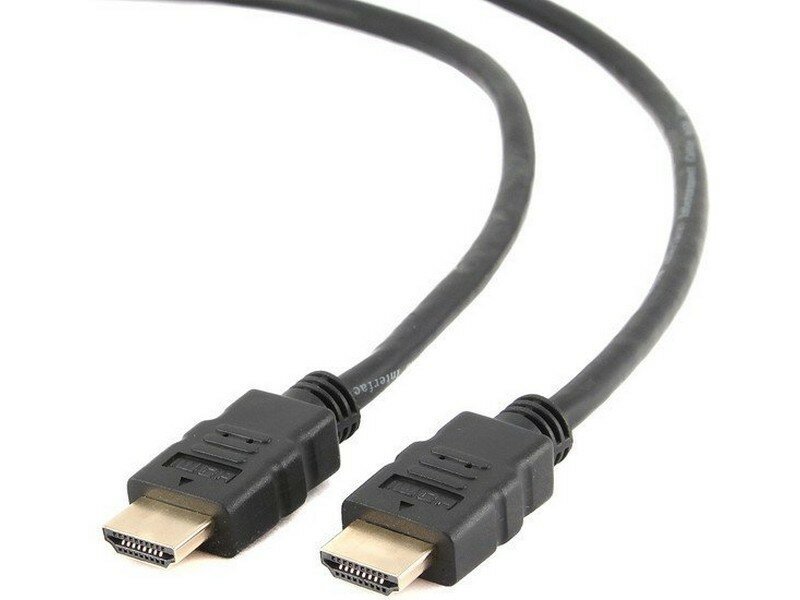 Кабель HDMI Gembird/Cablexpert, 0.5м, v1.4, 19M/19M, черный, позол. разъемы, экран(CC-HDMI4-0.5M) (CC-HDMI4-0.5M)