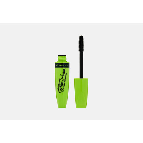 Тушь для ресниц FARRES, Green Tea with a fluffy brush green case 13.1шт