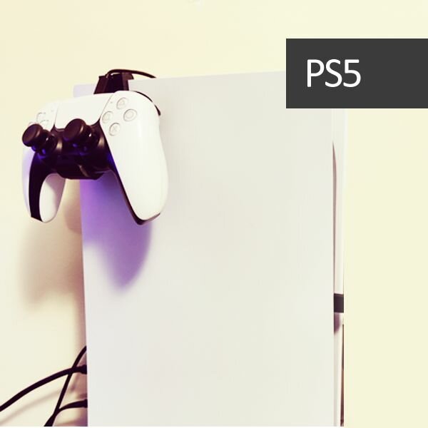 Кронштейн для игровых джойстиков на корпус PS5 / Playstation 5 / белый — фото 1