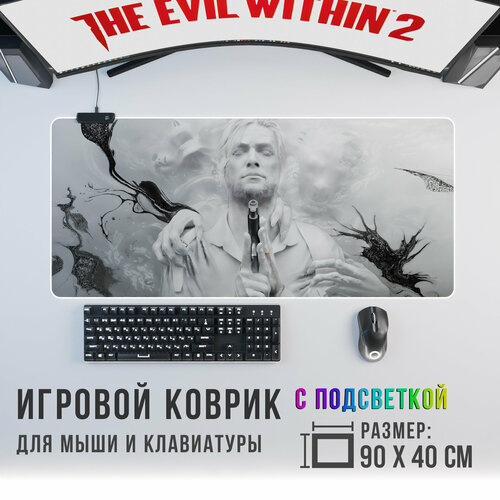 Игровой коврик для мыши Evil Within с RGB подсветкой