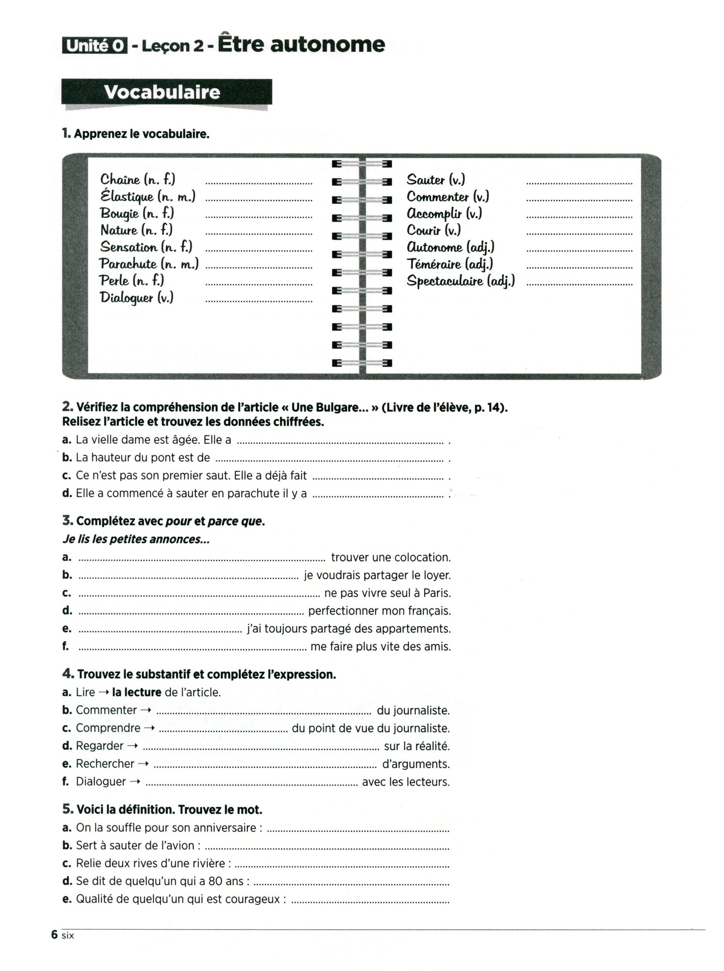 Tendances. Niveau A2. Cahier d'activités - фото №4