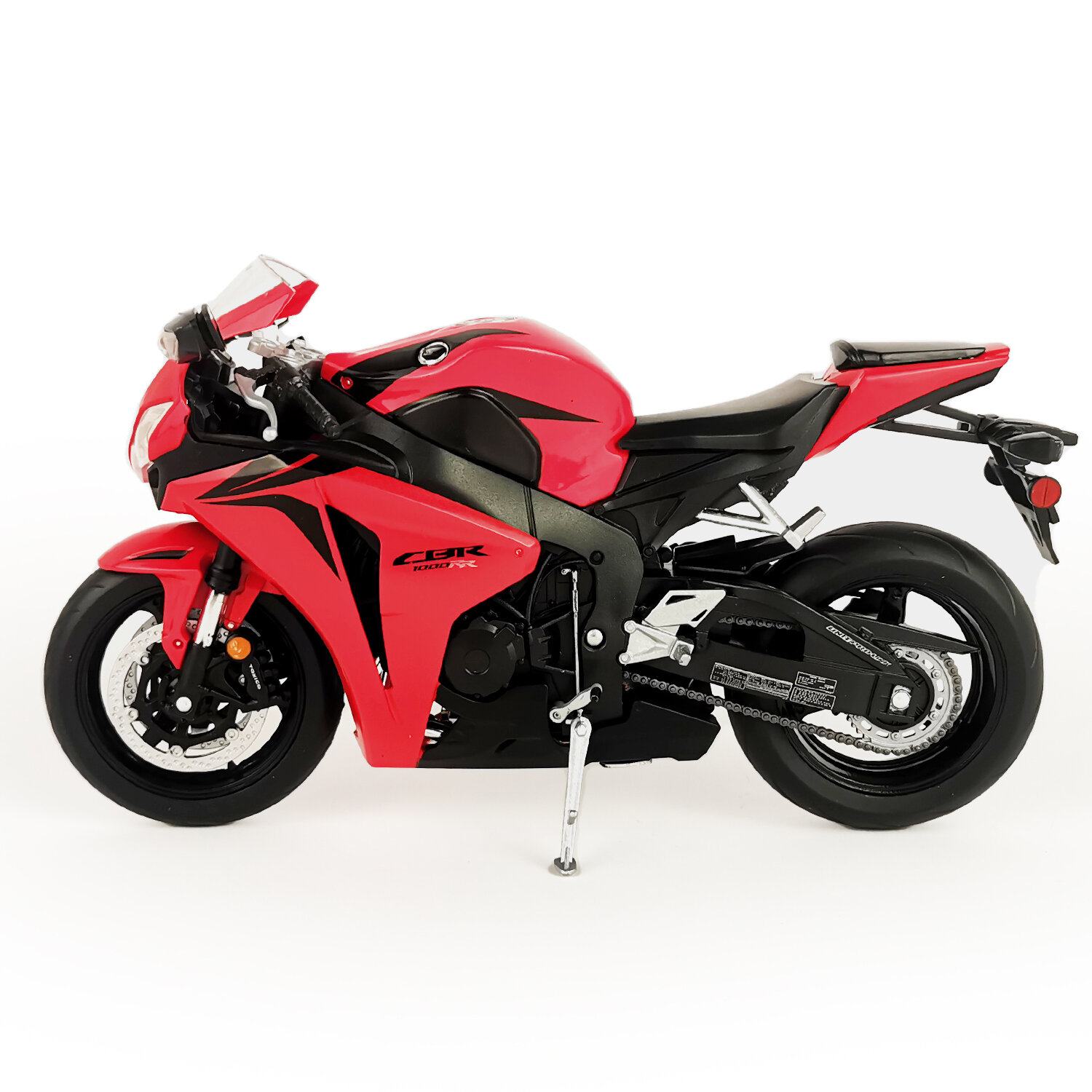 Мотоцикл Welly 1:10 Honda CBR 1000 RR 2009 красный - фото №6