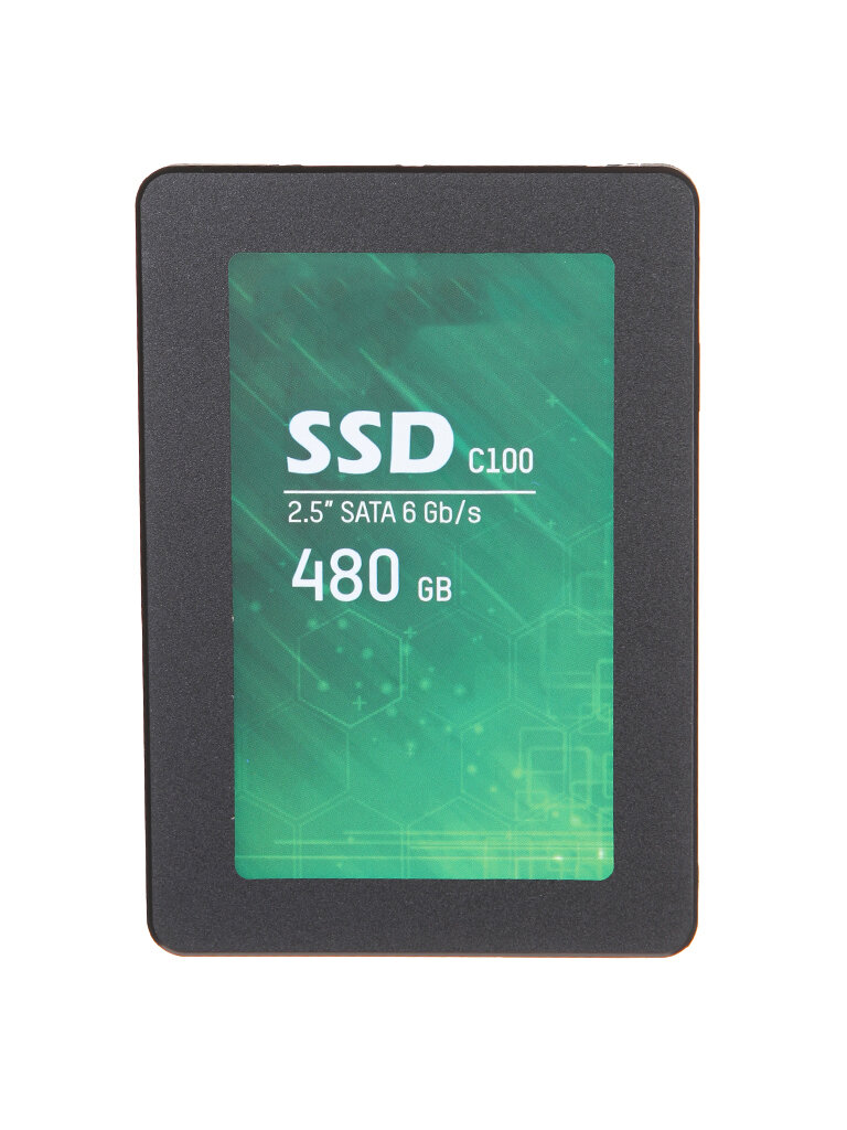 Накопитель SSD 2.5'' HIKVISION C100 480GB SATA 6Gb/s TLC 520/400MB/s IOPS 50K/30K MTBF 2M 7mm - фото №11