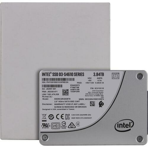 SSD накопитель INTEL DC D3-S4610 3.8Тб, 2.5", SATA III - фото №7