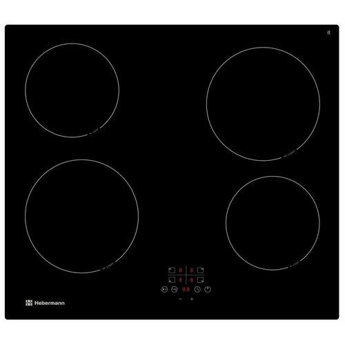 Встраиваемая электрическая варочная панель Hebermann HBKI 60401 B 1706200₽