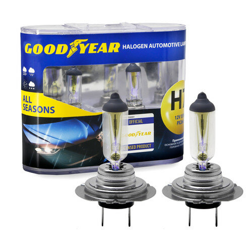 VEYANCE GY017129 Автолампа Goodyear Н7 12V 55W PX26d All seasons (бокс: к-т 2шт)