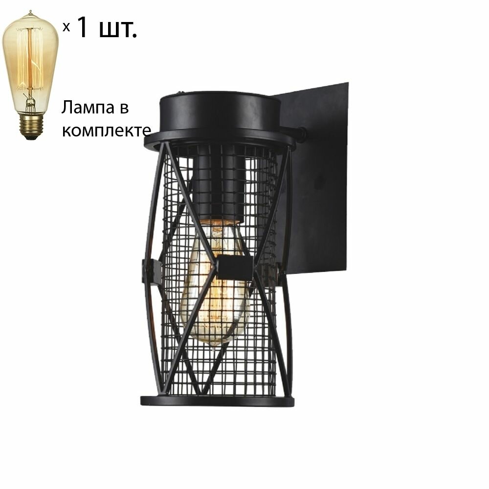 Светильник с ретро лампой Favourite Mesh 1783-1W+Retro Lamps - фото №1