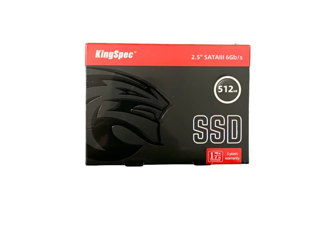 Твердотельный накопитель KingSpec 512 ГБ SATA P3-512