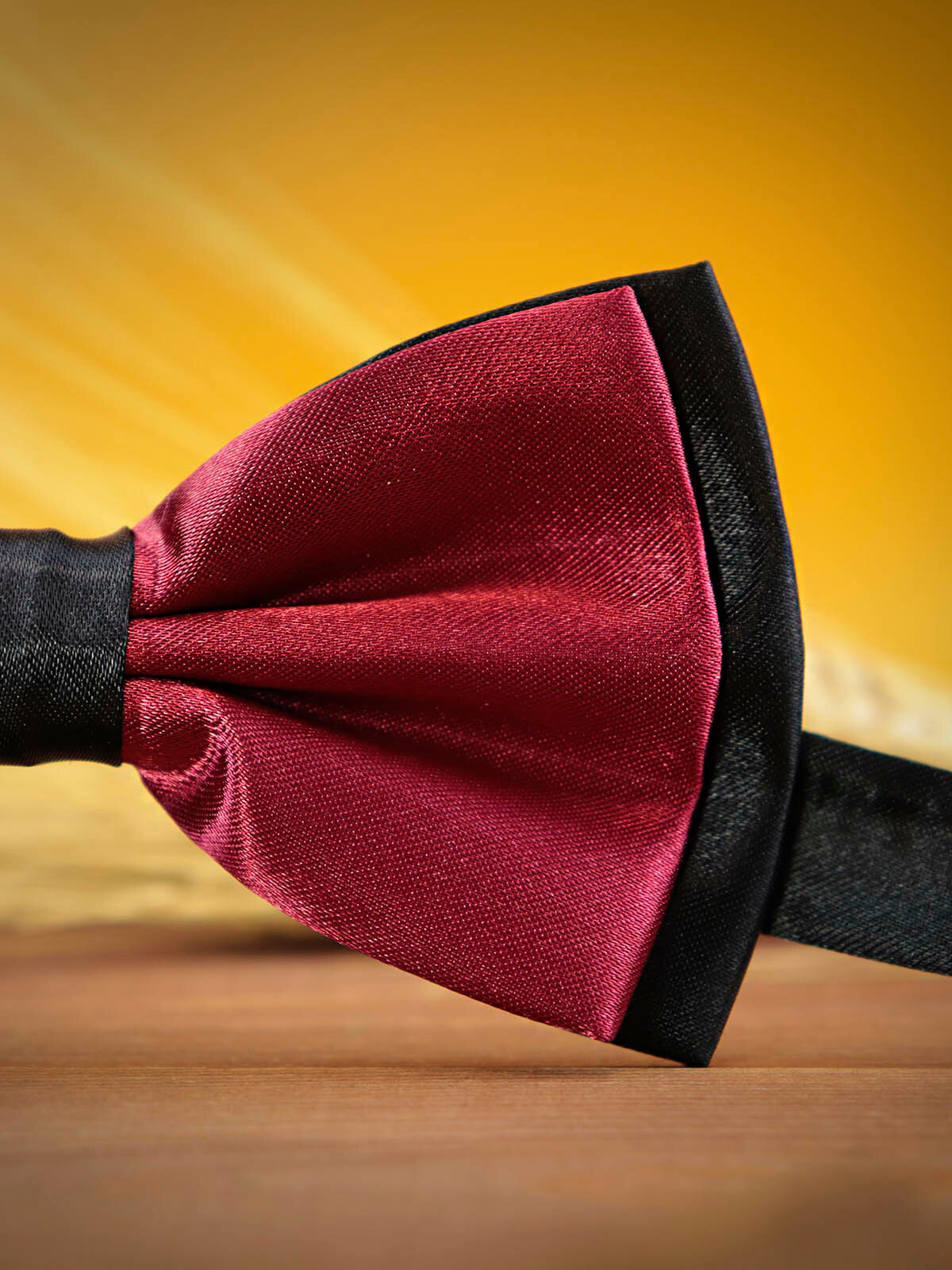 Бабочка 2beMan, бордовый/черный — фото 1