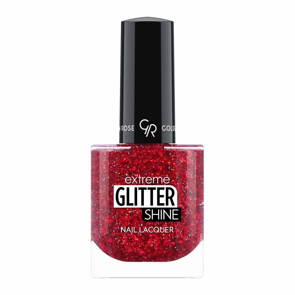 Golden Rose Гель-лак для ногтей EXTREME GEL SHINE Glitter, 10,2 мл