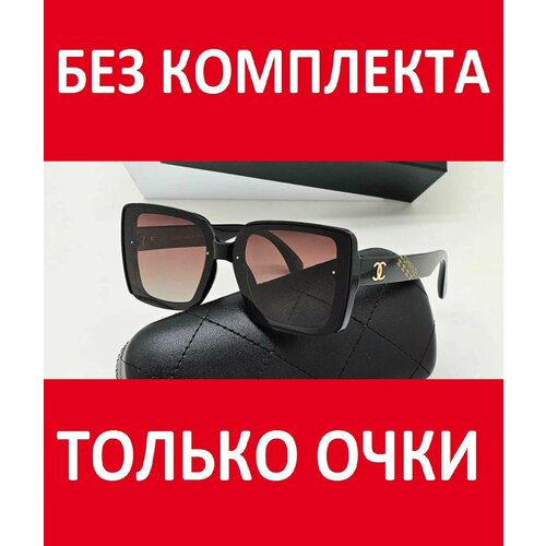 Солнцезащитные очки Chanel, черный