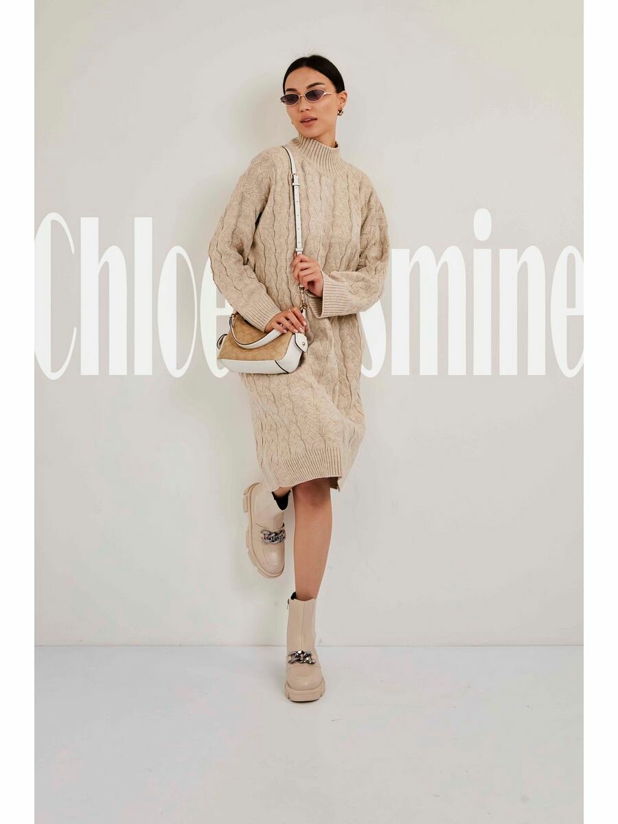 Платье Chloe Jasmine, размер OneSize, бежевый