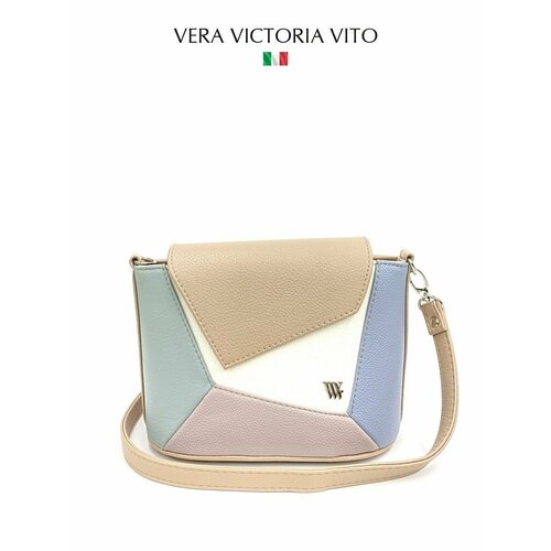 Сумка мессенджер Vera Victoria Vito, голубой, розовый шапка vera victoria vito демисезонная размер б р розовый