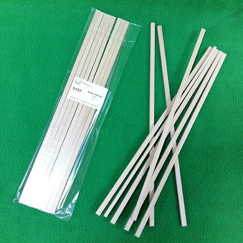 СВ Модель 5157 Деревянные рейки для моделизма из липы 4х6 мм 8 шт длина 30 см 445₽