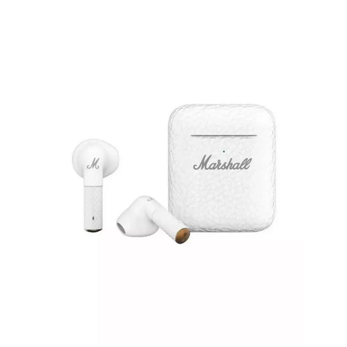 Беспроводные наушники Ma/rshall Minor III, Luxe Premium 1в1 (белые) беспроводные наушники marshall minor 3 черный 1005983