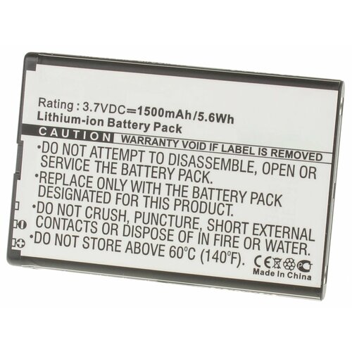 Аккумуляторная батарея iBatt iB-T2-M223 1500mAh для телефонов Nokia E90 Communicator, E71x, E90i, N810 Internet Tablet, N810 WiMAX Edition, E55, E63, E90, для teXet TM-650, для Vertu Constellation Quest, для ZTE U288G, батарея аккумулятор для texet tm d205 2011