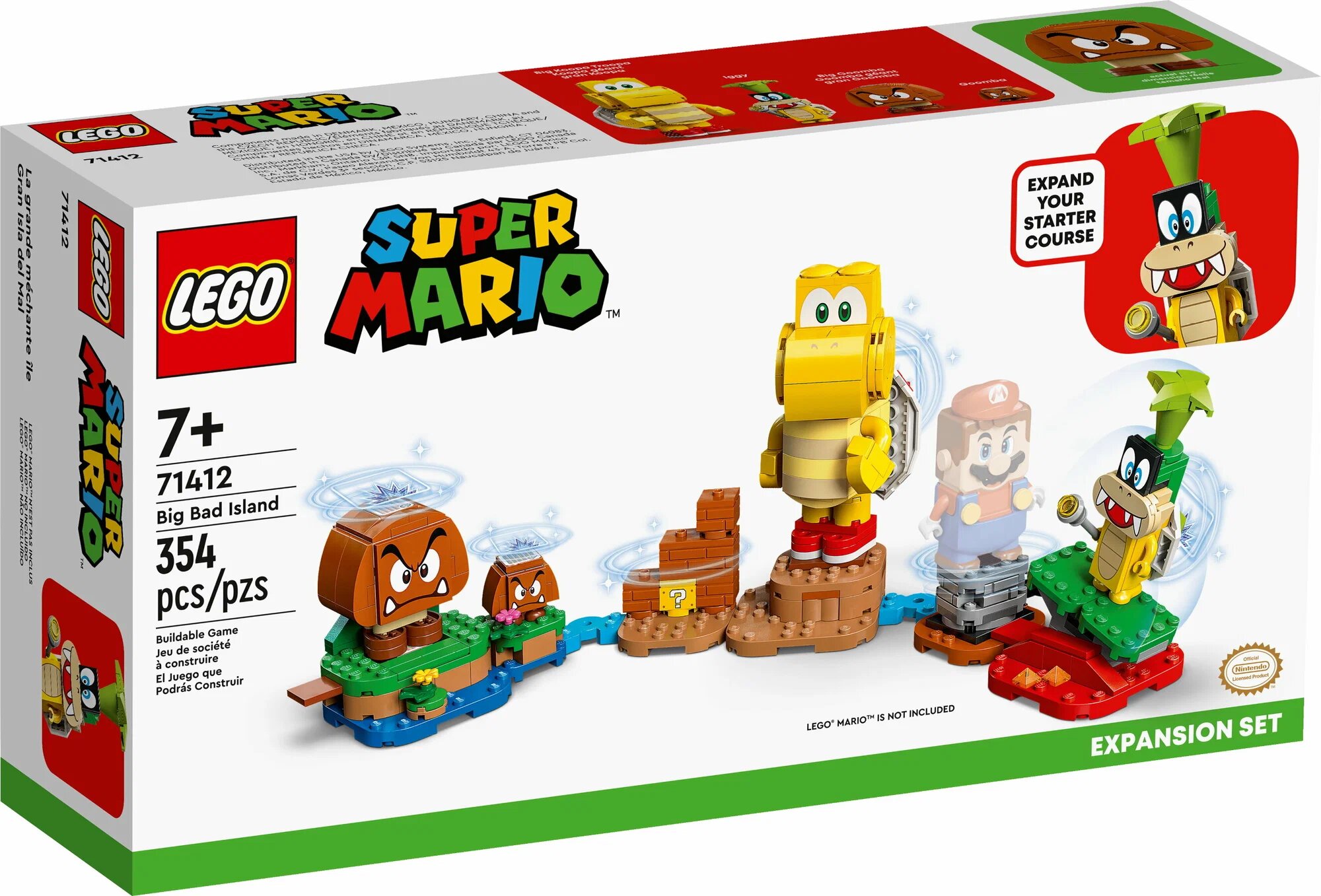 Конструктор LEGO Super Mario 71412 Дополнение «Большой плохой остров»