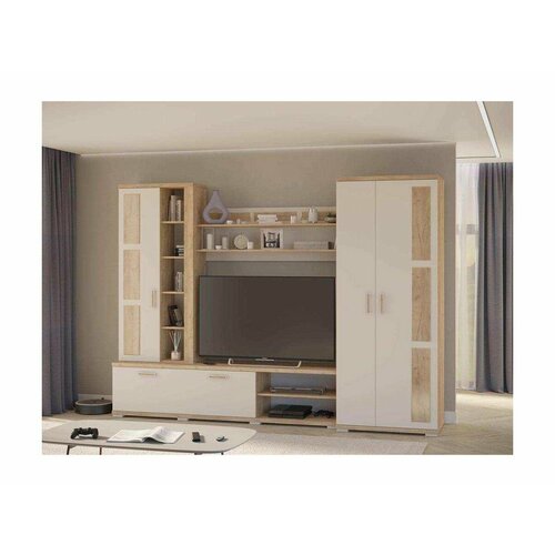 6-575 Стенка Канди Дуб Крафт золотойКашемир серый 42350₽