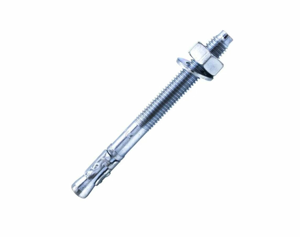 фото Анкер болт оцинкованный клиновой М12х100 универсальный для бетона, кирпича Sorrex OY