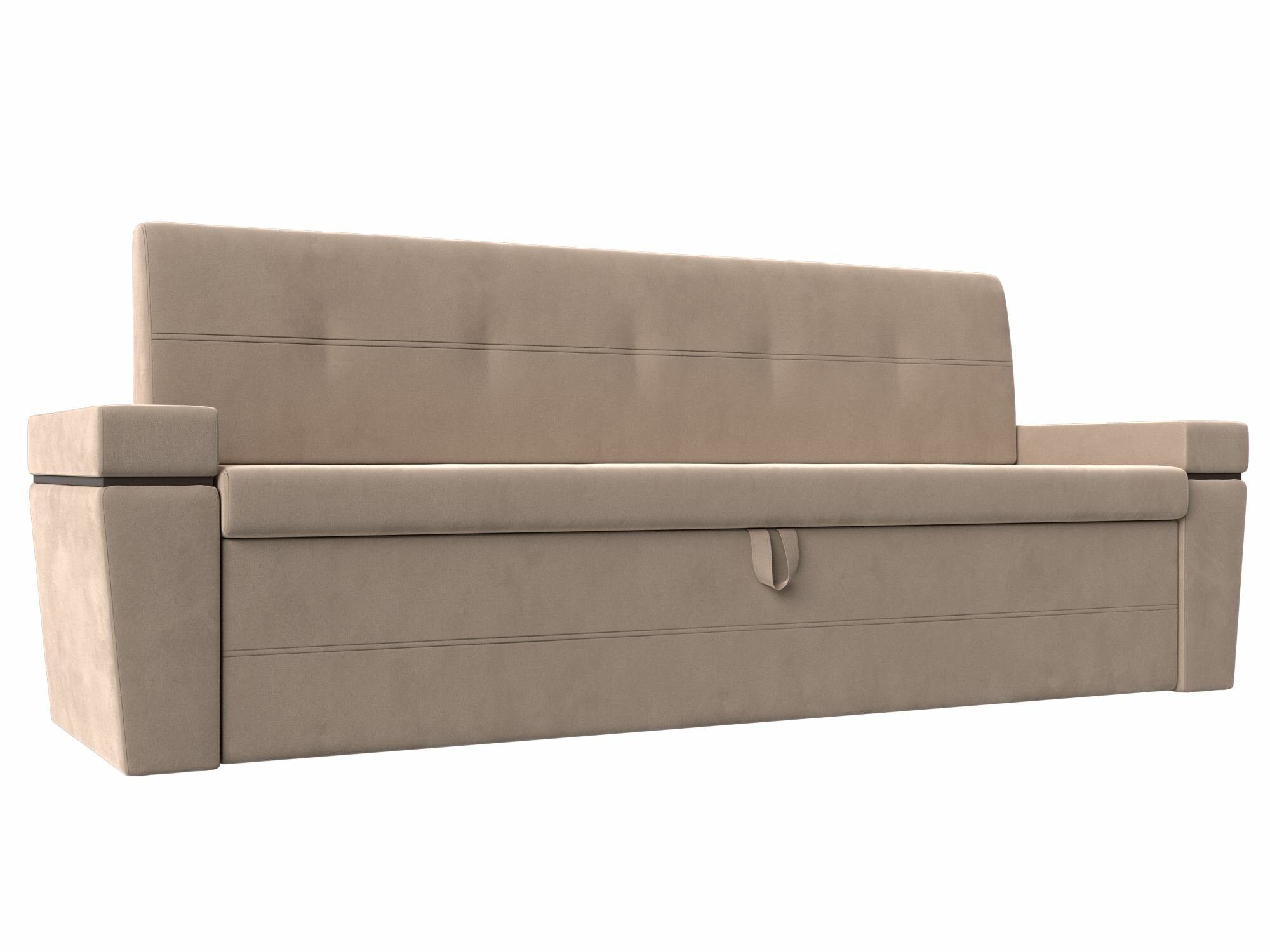 Кухонный прямой диван Деметра, Велюр, Модель 114261