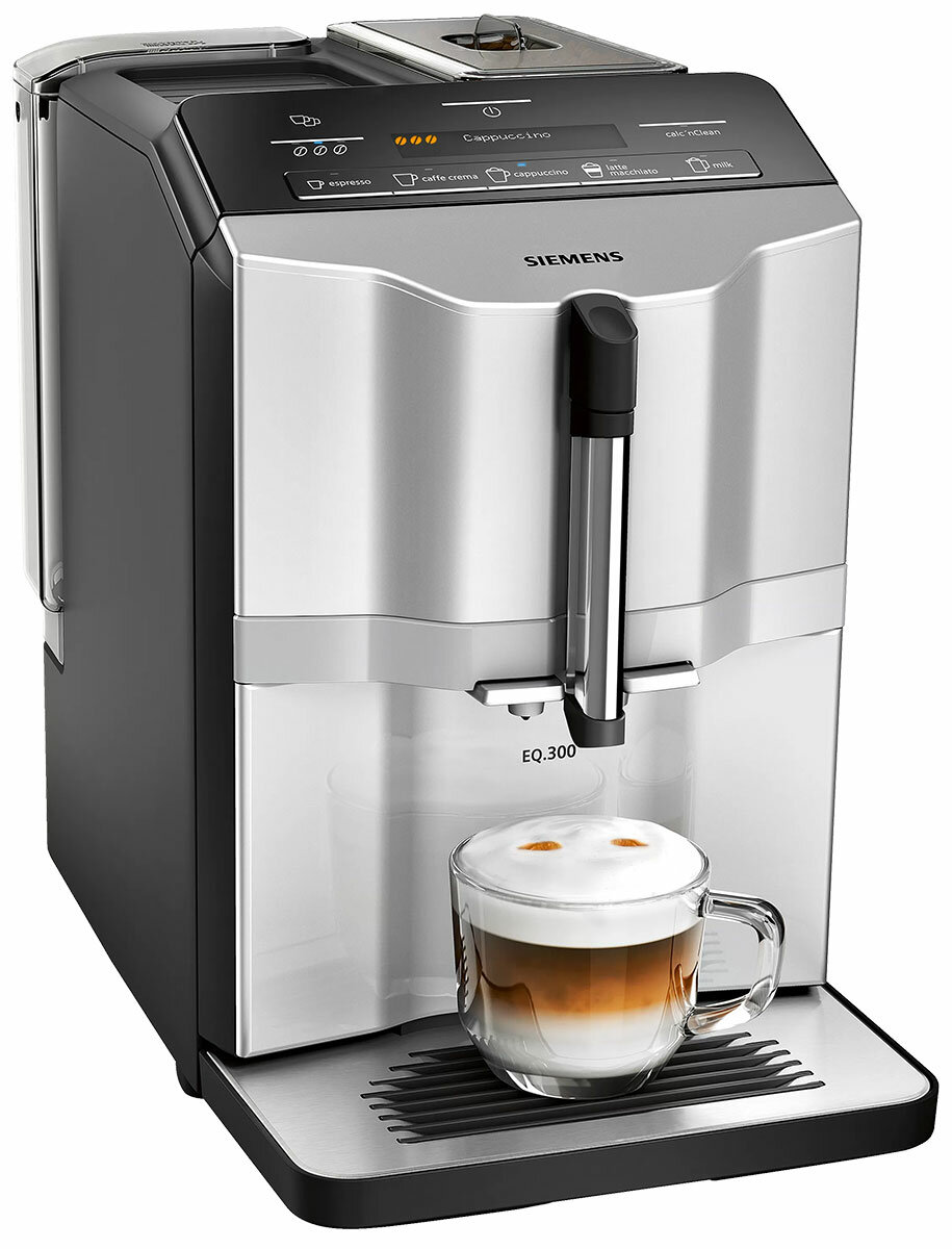 Кофемашина автоматическая Siemens EQ.300, серебристый (TI353201RW)
