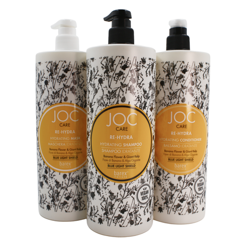 Набор для волос увлажняющий Joc Care Barex (шампунь 1000 мл + кондиционер 1000 мл + маска 1000 мл) barex эко лак для волос joc