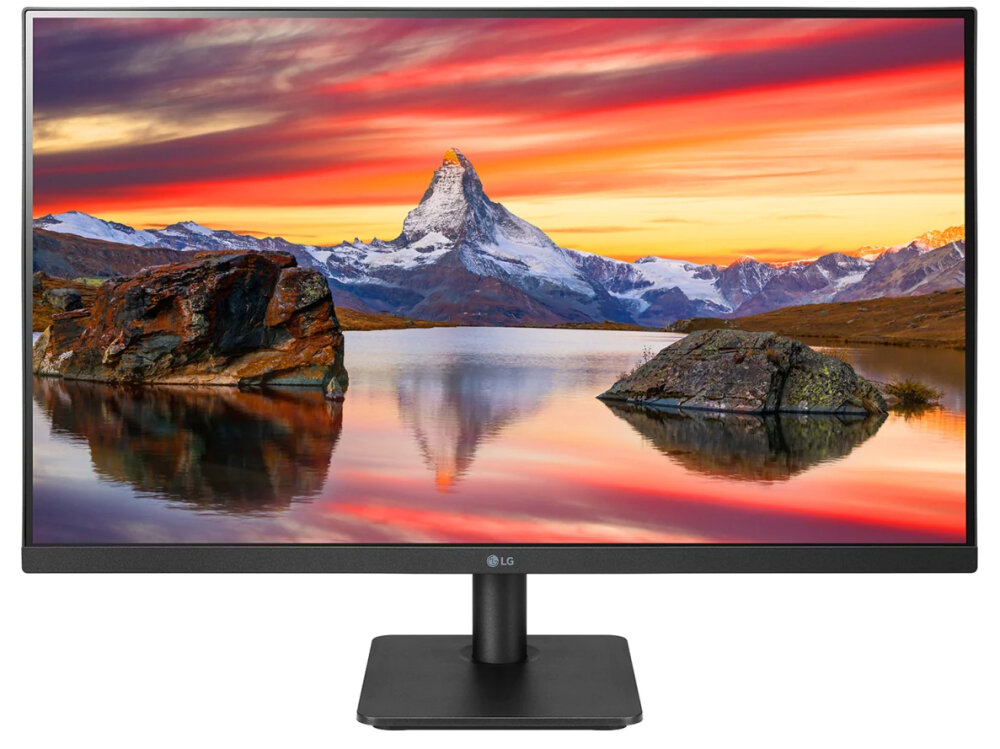 Монитор 27"/LG/27MP400-B/Черный/IPS/1920*1080/75 Гц/VGA/HDMI/MiniJack/FreeSync