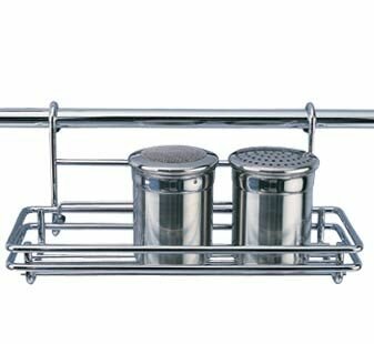 Полка на рейлинг Tescoma MONTI 26х16х12 см, нержавеющая сталь — фото 1