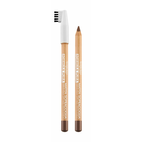 DEBORAH MILANO Карандаш для бровей Formula Pura Organic Eye Pencil, 1,2 г, 02