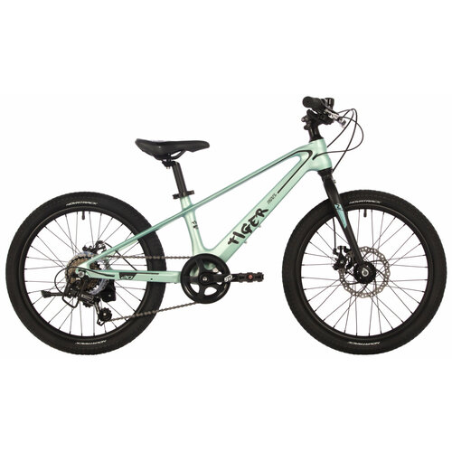 Детский велосипед Novatrack Tiger 20 (2024) 20 Светло-зеленый (115-128 см) детский велосипед novatrack lynx 20 2024 20 синий 115 128 см