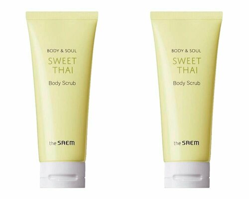 THE SAEM Скраб для тела Body & Soul Sweet Thai Body Scrub, 200 мл, 2 шт