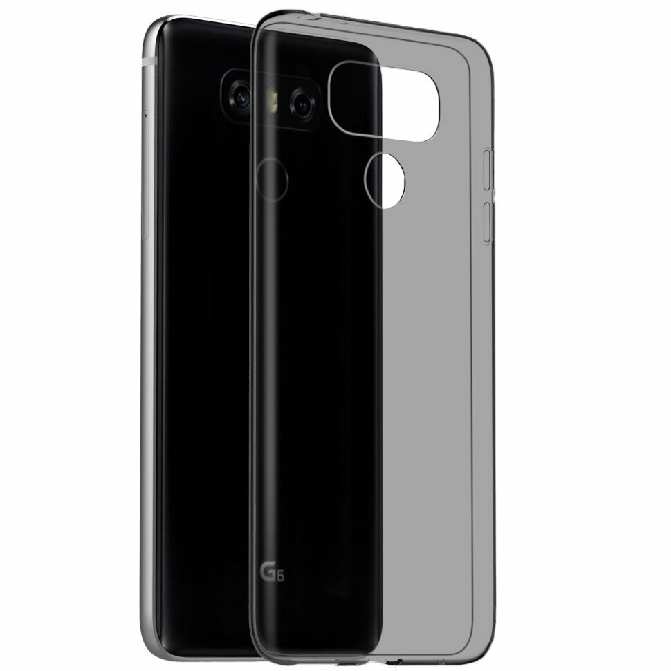Накладка силиконовая для LG G6 прозрачно-черная