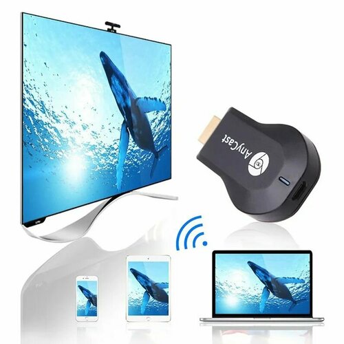 Медиаплеер-ресивер HDMI AnyCAST M4A Plus Display Dongle (Черный) mirascreen wifi hdmi compatible ota tv stick dongle wi fi display receiver better anycast dlna airplay miracast airmirroring