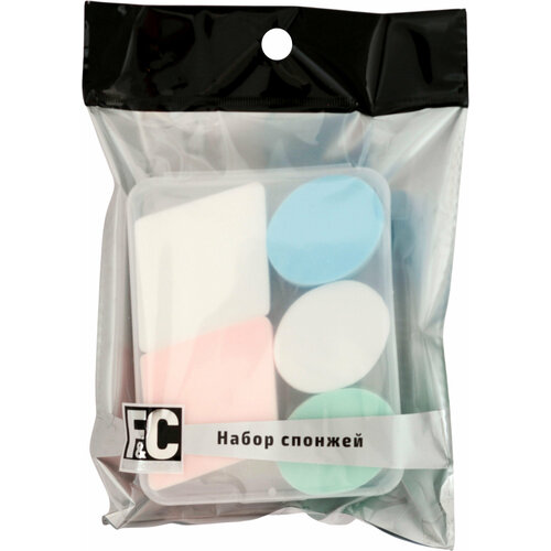 Набор спонжей в коробке RF012502 5шт в ассортименте 600₽