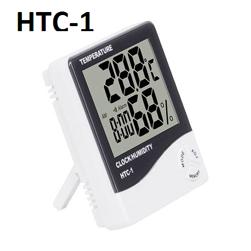 Электронный термометр-гигрометр HTC-1 автономный термометр гигрометр механический круглый для измерения температуры и влажности подставка