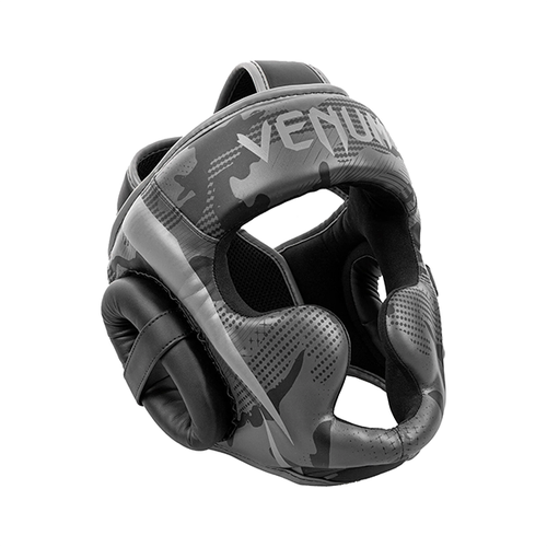 шапка venum elite beanie black grey one size Шлем боксерский Venum Elite Dark Camo (One Size)