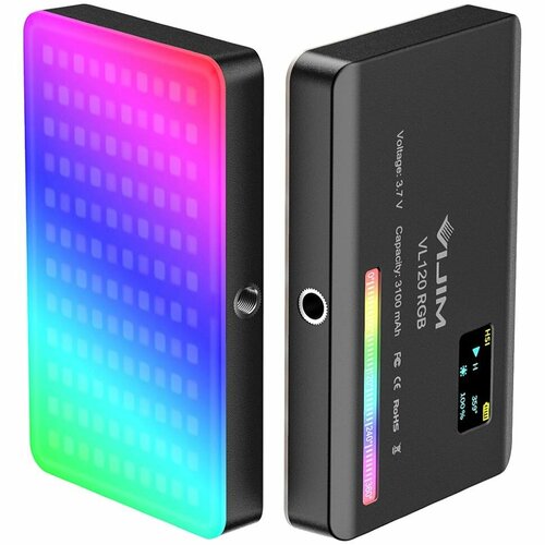 Осветитель Ulanzi VL120 RGB Чёрный штатив ulanzi ombra ying чёрный 3029