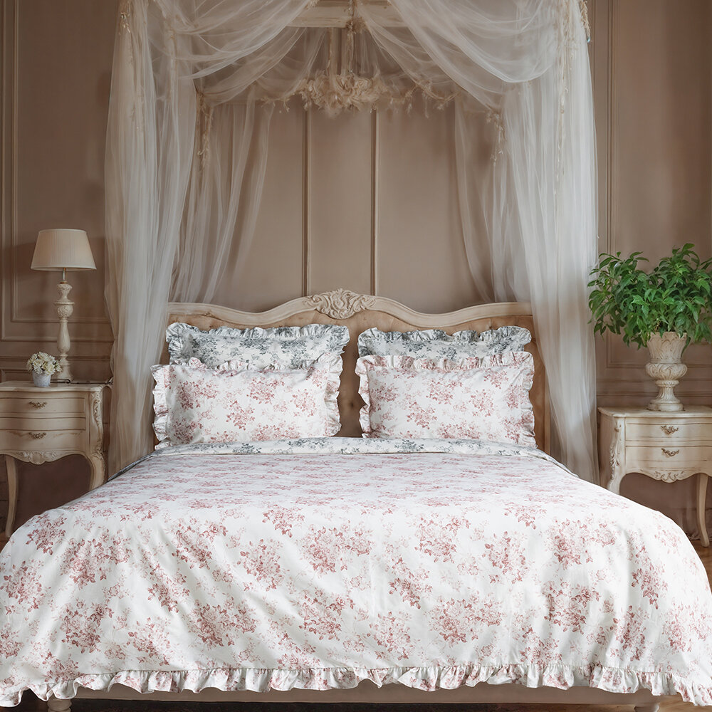 Комплект постельного белья BELLEHOME "Кармелита ", 1,5 спальный, 100 % хлопок, сатин премиум