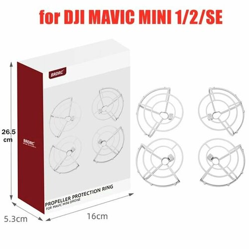 2 комплекта лопастей для дрона коптера dji mavic 3 8шт 4пары Бампер / Двойная защита пропеллеров для DJI Mavic MINI 1/2/SE/2 SE