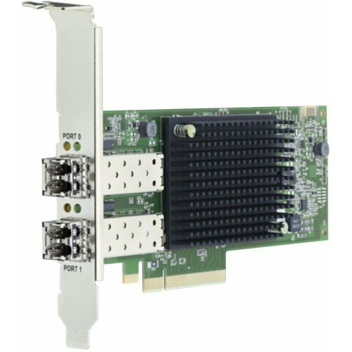 Сетевой адаптер Broadcom Emulex LPe35002-M2 Gen 7 (32GFC), 2-port, 32Gb/s, PCIe Gen4 x8, LC MMF 100m, трансиверы установлены, Upgradable to emulex lpe35002 m2 gen 7 32gfc 2 port 32gb s pcie gen4 x8 lc mmf 100m трансивер установлен upgradable to 64g 5