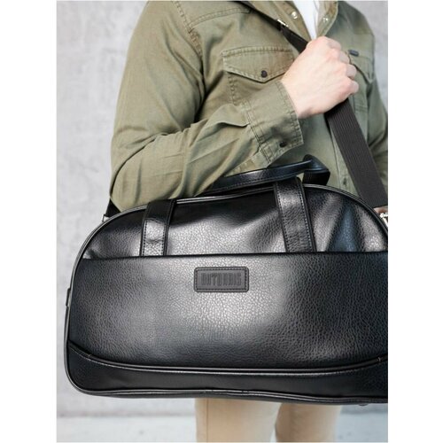 Сумка дорожная AKTORRIS 14х27х44 см ручная кладь черный 2300₽