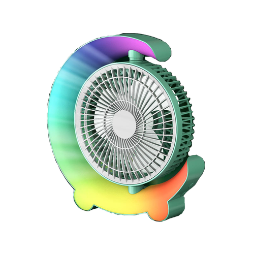 Вентилятор с подсветкой лампочкой ручной мини настольный 130000₽