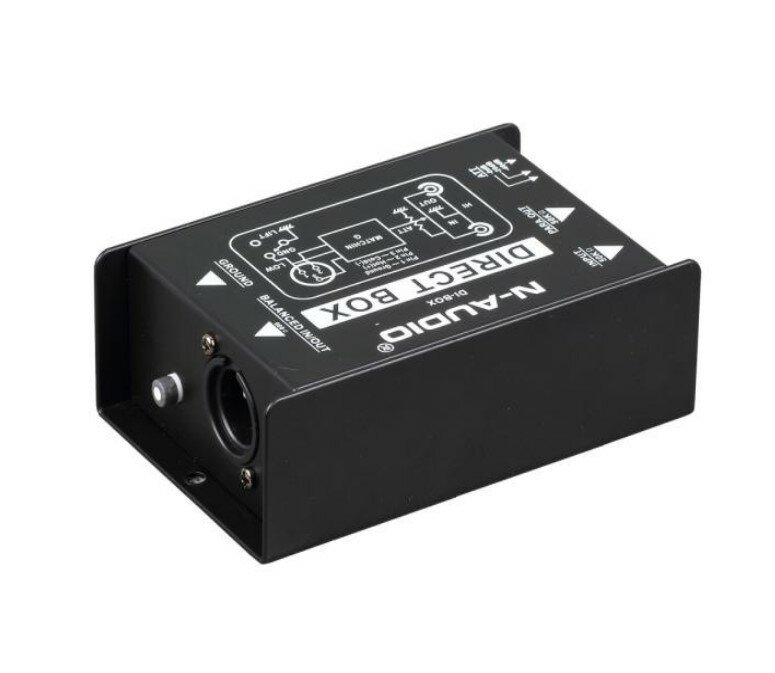DI-1 D.I. Box Преобразователь сигнала для гитары, ди-бокс, пассивный, N-Audio